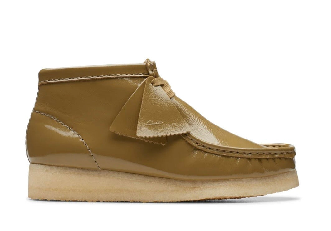 Dark Olive Pat Booties Wallabee