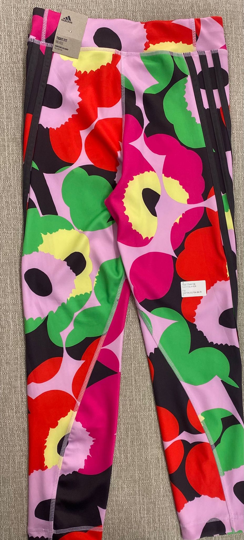 Girls Adidas Tight Fit Leggings