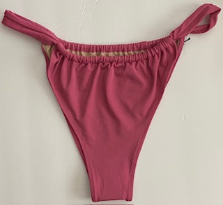 Swimwear Bikini Bottom- Pink Thong