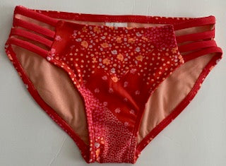 kids Swimwear Bikini Bottom- Pink Cut Side