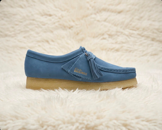 Blue Wallabee Clarks