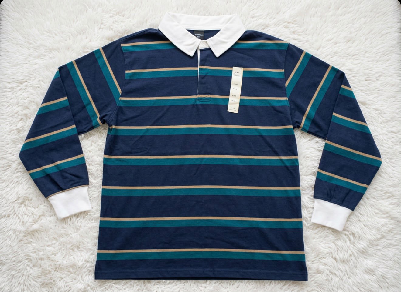 Women Long Sleeve stripe Polo