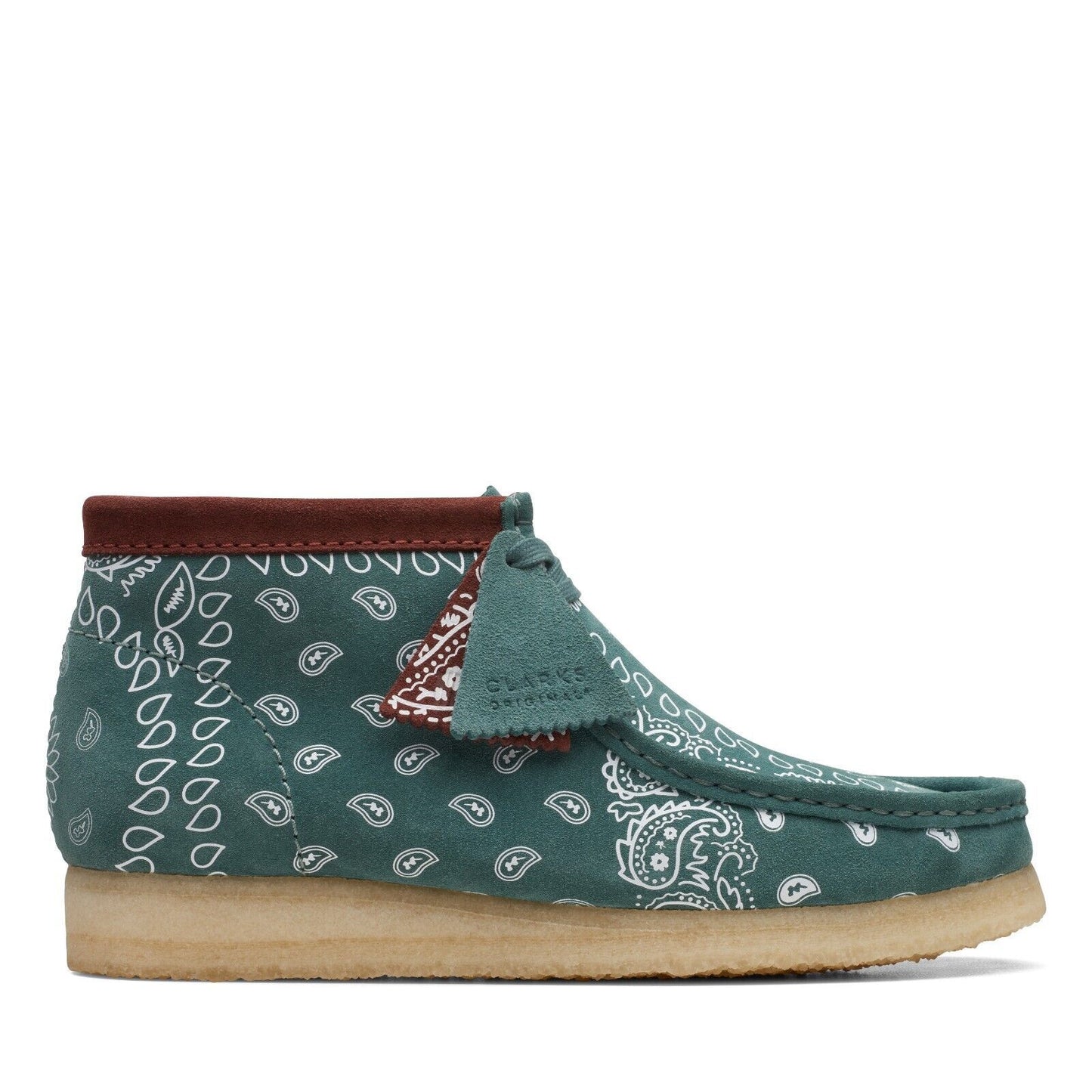 Bandana-Print Wallabee Clarks