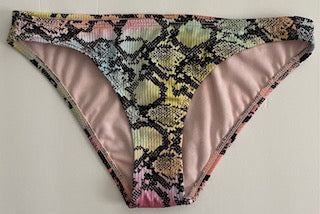 Swimwear Bikini Bottom-Snakeskin Pattern