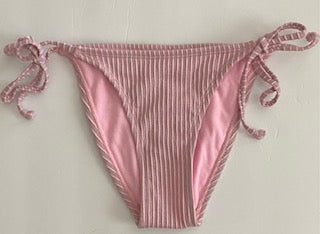 Swimwear Bikini Bottom- Pink Knot Side