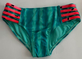 Kids Swimwear Bikini Bottom- Multicolored Cut Side