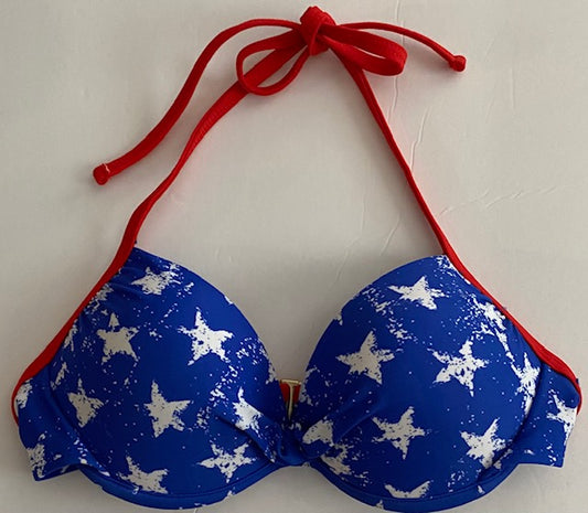 Swimwear Bikini Top- Star Print