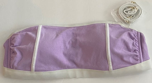 Swimwear Bikini Top- Solid Color Tube Top