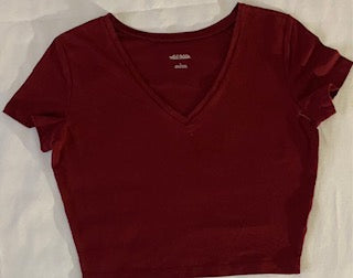 Shortsleeve Crop Top