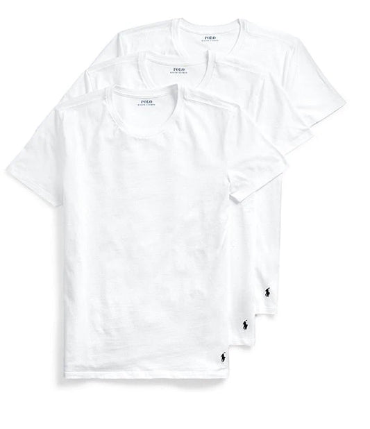 Polo Ralph Lauren Crew Neck Short Sleeve Undershirt 3-Packs